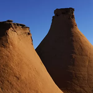 Sandstone monoliths, Colorado Plateau, Kodachrome Basin State Park, Utah, USA November