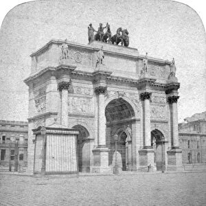 Arc de Triomphe du Carrousel, Paris, late 19th century. Artist: Albert Hautecoeur