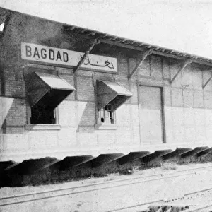 Baghdad south train station, Iraq, 1917-1919