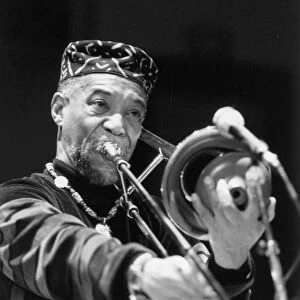Benny Powell, Randy Westons African Sounds, Birmingham, 1993. Creator: Brian Foskett