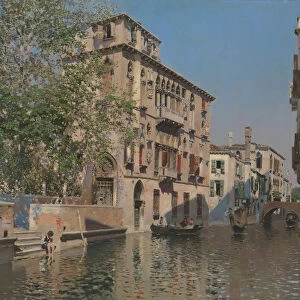 A Canal in Venice, ca. 1875. Creator: Martin Rico y Ortega