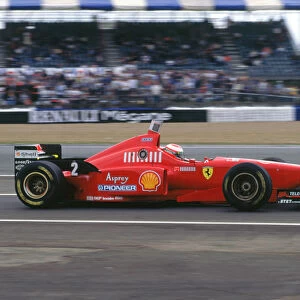 Ferrari F310, Eddie Irvine, 1996 British Grand Prix, Silverstone. Creator: Unknown