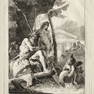 Figures Fluviales. Creator: Giovanni Domenico Tiepolo (Italian, 1727-1804)