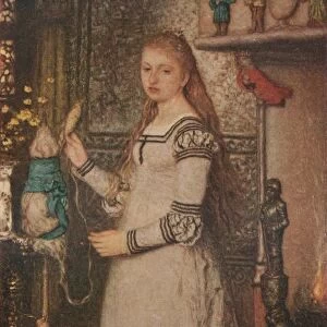 Girl with a Distaff, c1873. Artist: Matthijs Maris