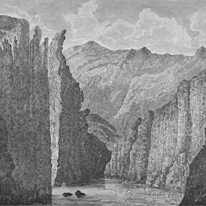 Grand Canyon, 1883. Artist: G. Wyand
