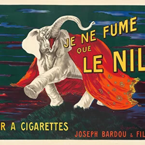 Je ne fume que le Nil, 1912. Creator: Cappiello, Leonetto (1875-1942)