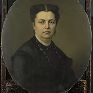 Jeanette Antoinette Pietermaat (1818-1870), wife of Pieter Mijer, 1876. Creator: Jan Hendrik Neuman