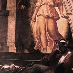 The Liberation of St Peter detail, 1514. Artist: Raphael