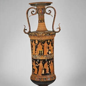 Loutrophoros (Container for Bath Water), 350-340 BCE. Creator: Varrese Painter