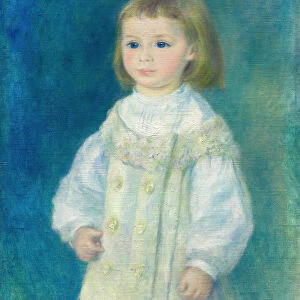 Lucie Berard (Child in White), 1883. Creator: Pierre-Auguste Renoir