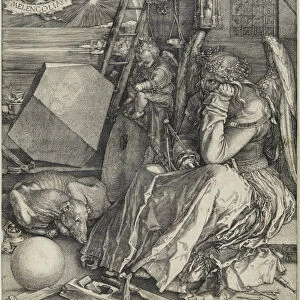 Melencolia I, 1514. Creator: Dürer, Albrecht (1471-1528)
