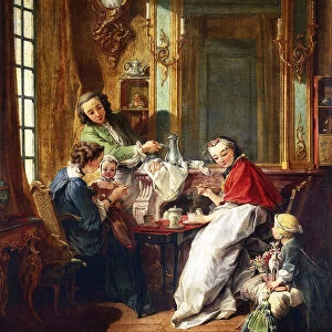 Morning Coffee (Le Dejeuner), 1739. Artist: Boucher, Francois (1703-1770)