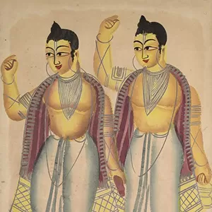 Nitai and Gaur, 1800s. Creator: Unknown