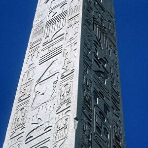 Obelisk of Queen Hatshepsut viewed from ground, Temple of Amun, Karnak, Egypt, c1503-c1483 BC
