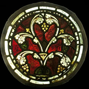 Ornamental Roundel, British, 1260-70. Creator: Unknown
