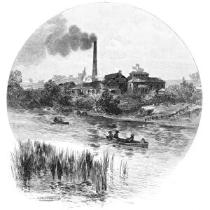 Paper Mill, Liverpool, New South Wales, Australia, 1886. Artist: Albert Henry Fullwood