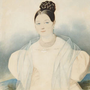 Portrait of Countess Ekaterina Alexandrovna Zubova, nee Obolenskaya (1811-1843), 1830s