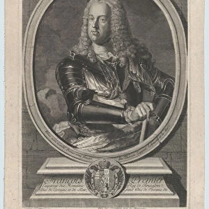 Portrait of Francois I, ca. 1745. Creator: Gilles Jacques Petit