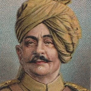 Pratap Singh (1845-4 -1922), British Indian Army officer, Maharaja of Idar, 1917