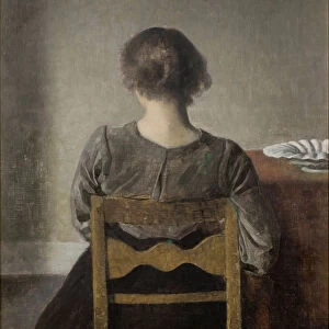 Rest. Artist: Hammershoi, Vilhelm (1864-1916)