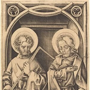 Saints Thomas and James the Less, c. 1480 / 1485. Creator: Israhel van Meckenem