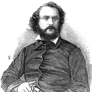 Samuel Colt (1814-1862), inventor of the Colt revolver, 1856