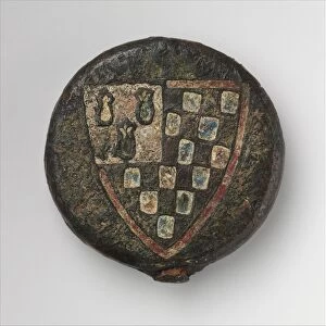 Sword Pommel with the Arms of Pierre de Dreux (ca. 1187-1250), French, c1240-50