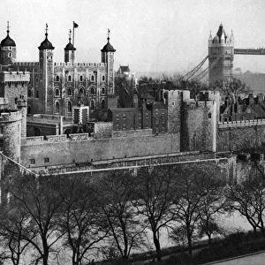 The Tower of London, 1926-1927. Artist: McLeish