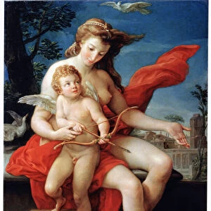 Venus and Cupid, 1785. Artist: Pompeo Batoni