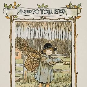 Vignette from Four and Twenty Toilers, pub. 1900 (colour lithograph)