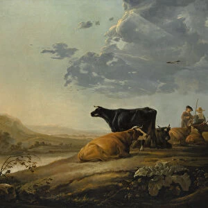 Young Herdsmen with Cows, ca. 1655-60. Creator: Aelbert Cuyp