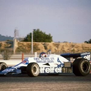Formula One Testing: Patrick Depailler Tyrrell 008