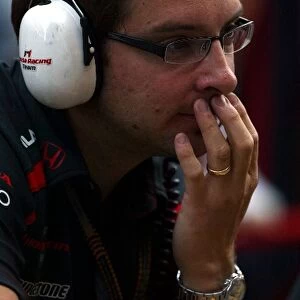 Formula One World Championship: Andrew Shovlin Honda F1 Racing Engineer