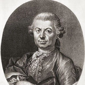 Carlo, Count Gozzi, 1720 - 1806. Italian playwright and defender of Commedia dell Arte