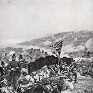 The Storming Of The Great Redoubt At The Battle Of The Alma, September 20, 1854. From The Picture By R. Caton Woodville. From The Book V. R. I. Her Life And Empire By The Marquis Of Lorne, K. T. Now His Grace The Duke Of Argyll
