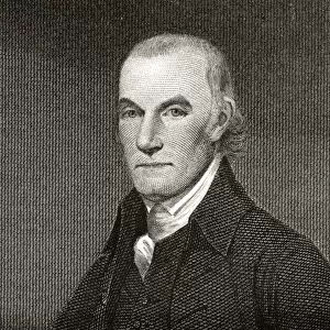 William Floyd 1734 To 1821 American Statesman And Founding Father A Signatory Of Declaration Of Independence 19Th Century Engraving By A. B. Durand From A Painting