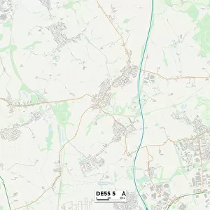 Amber Valley DE55 5 Map