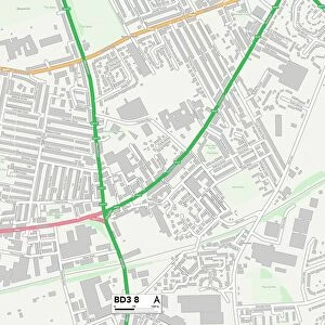 Bradford BD3 8 Map