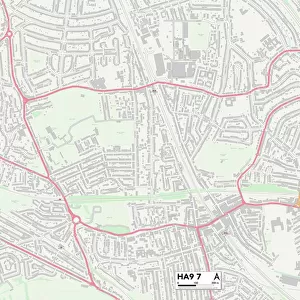 Brent HA9 7 Map