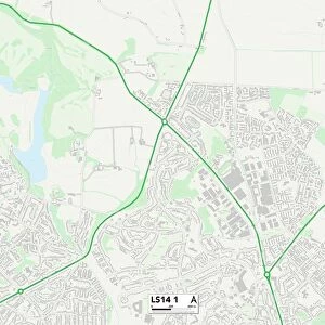 Leeds LS14 1 Map