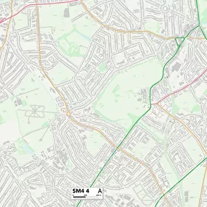 Merton SM4 4 Map
