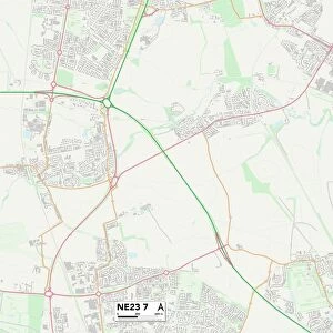 Northumberland NE23 7 Map