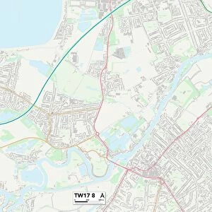 Spelthorne TW17 8 Map