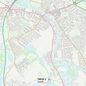 Spelthorne TW18 3 Map
