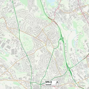 Staffordshire ST5 0 Map