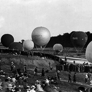 The Gordon Bennett Balloon Race in Brussels Belgium in June 7th 1925