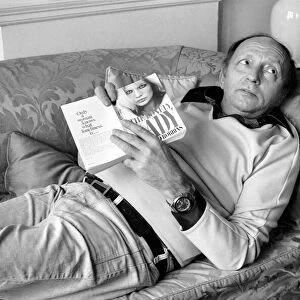 Harold Robbins at the Savoy Hotel London today. His book "The Lonely Lady"