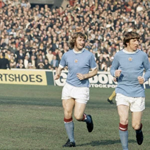 Manchester City v Chelsea league match at Maine Road 18th March 1972