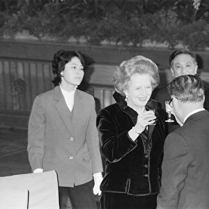 Visit of British prime Minister Margaret Thatcher to Hong Kong