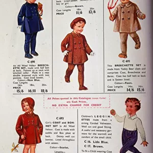 World War II Fashion 1939 childrens clothes